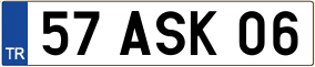 Truck License Plate
